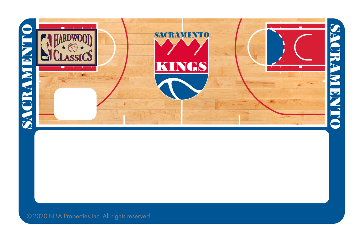 Sacramento Kings: Retro Courtside Hardwood Classics - Card Covers - NBALAB - CUCU Covers
