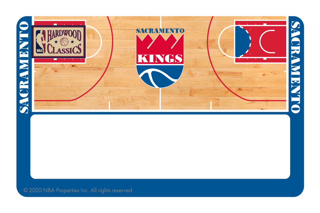 Sacramento Kings: Retro Courtside Hardwood Classics - Card Covers - NBALAB - CUCU Covers