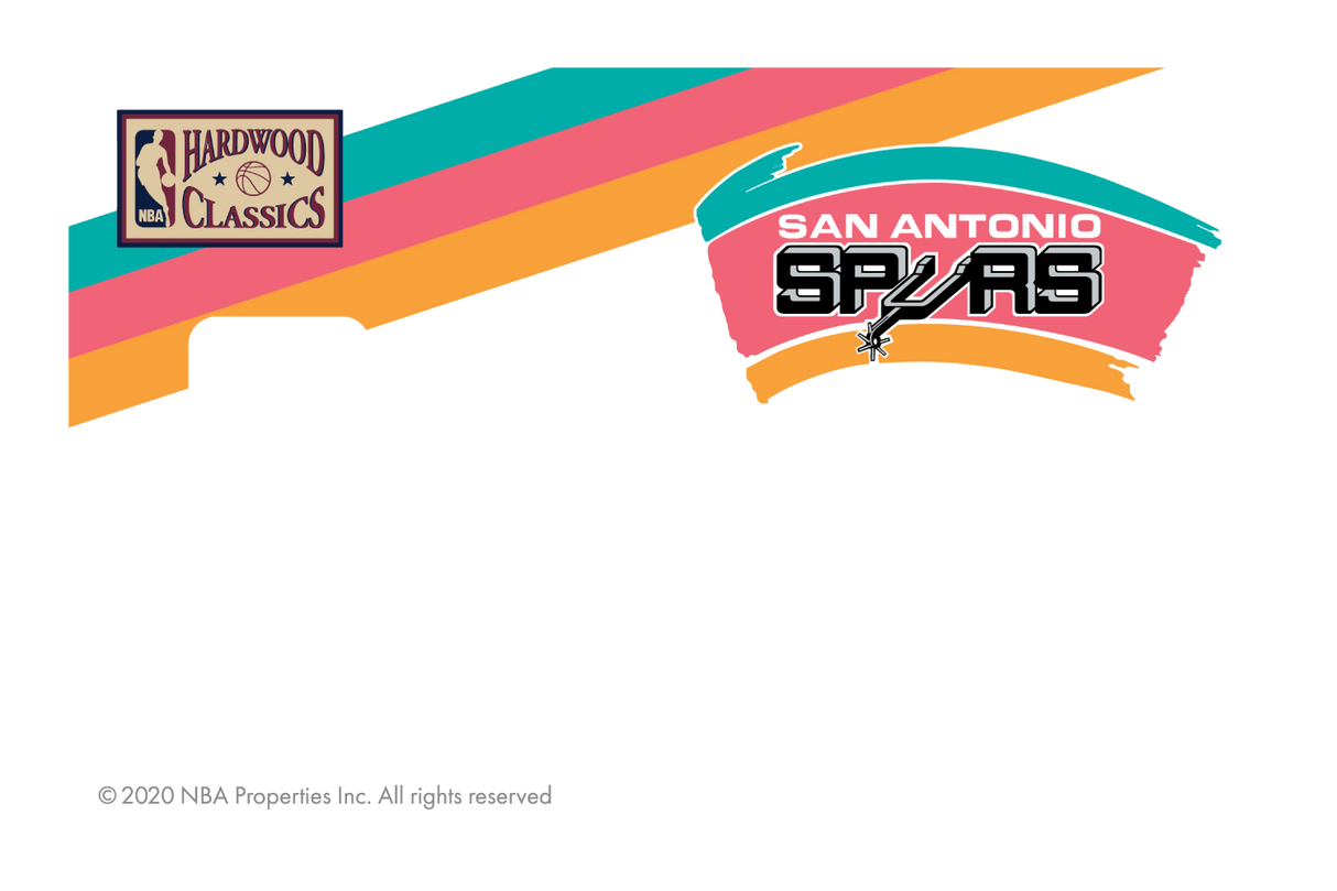 San Antonio Spurs: Home Warmups Hardwood Classics - Card Covers - NBALAB - CUCU Covers