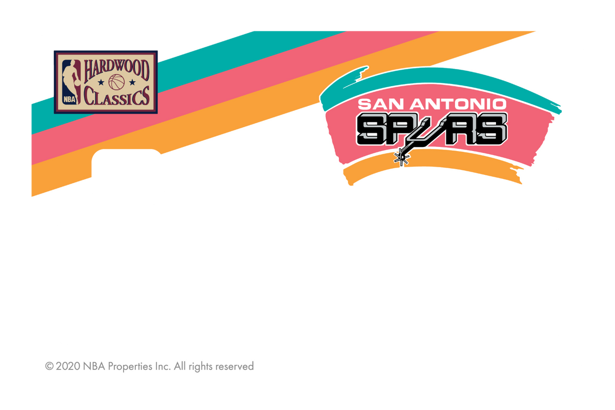 San Antonio Spurs: Home Warmups Hardwood Classics - Card Covers - NBALAB - CUCU Covers