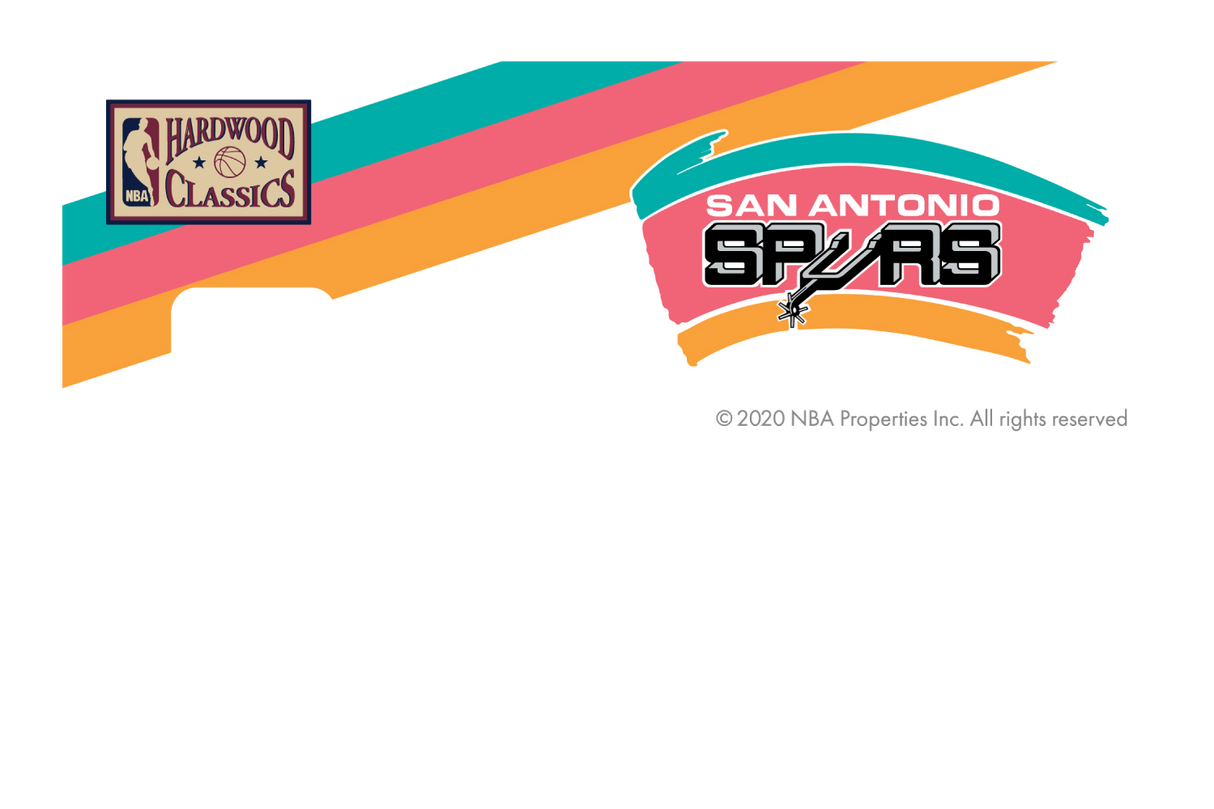 San Antonio Spurs: Home Warmups Hardwood Classics - Card Covers - NBALAB - CUCU Covers
