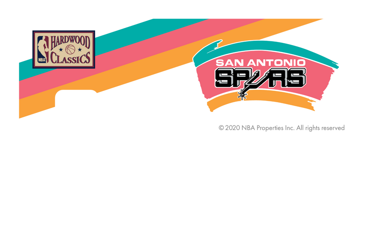 San Antonio Spurs: Home Warmups Hardwood Classics - Card Covers - NBALAB - CUCU Covers