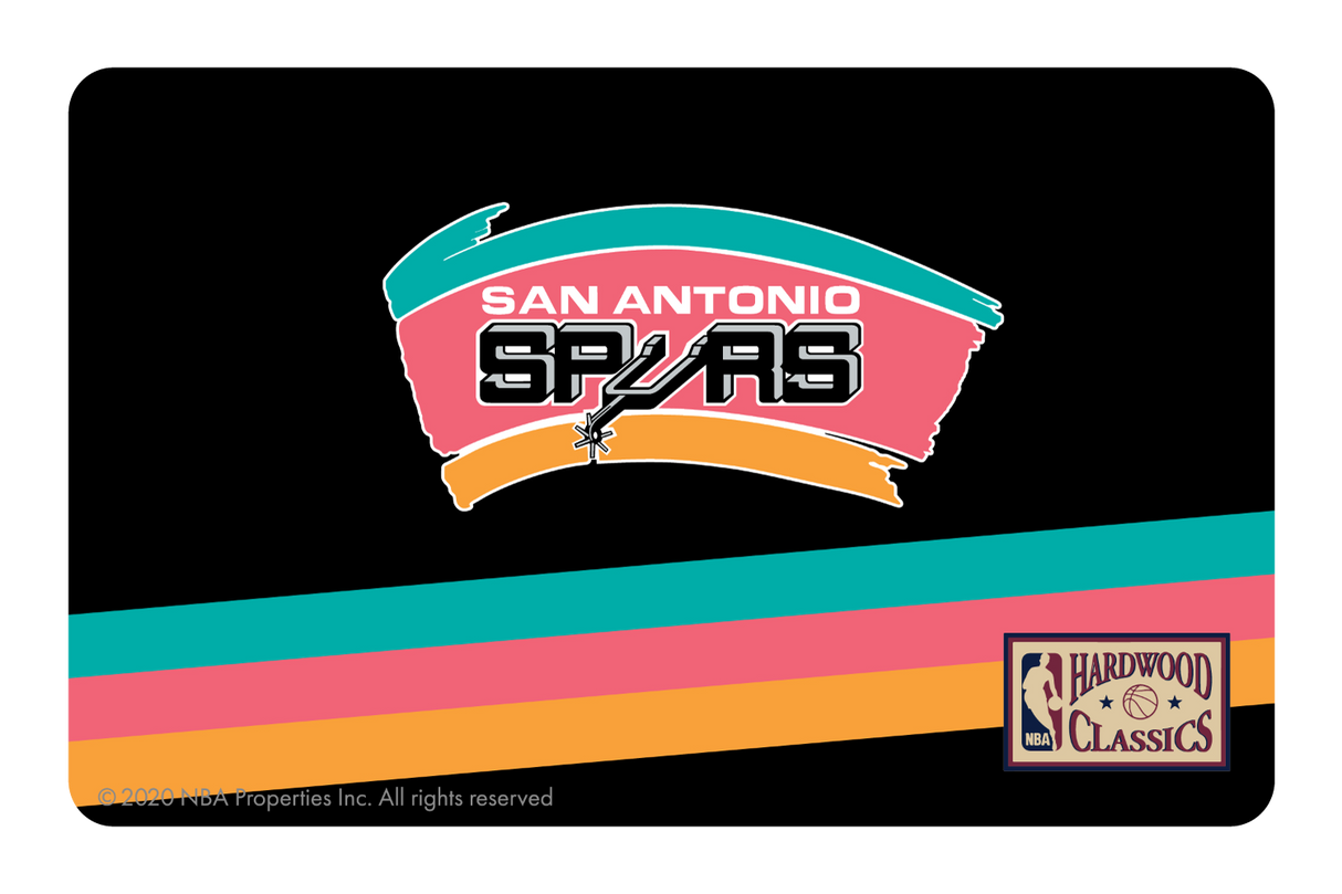 San Antonio Spurs: Away Warmups Hardwood Classics - Card Covers - NBALAB - CUCU Covers