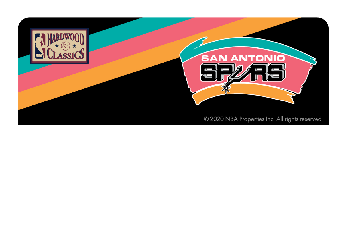 San Antonio Spurs: Away Warmups Hardwood Classics - Card Covers - NBALAB - CUCU Covers