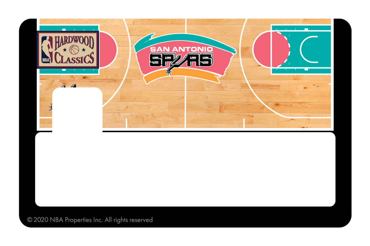 San Antonio Spurs: Retro Courtside Hardwood Classics - Card Covers - NBALAB - CUCU Covers