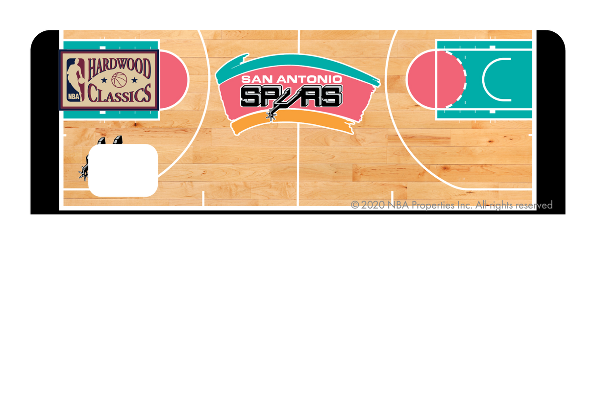San Antonio Spurs: Retro Courtside Hardwood Classics - Card Covers - NBALAB - CUCU Covers