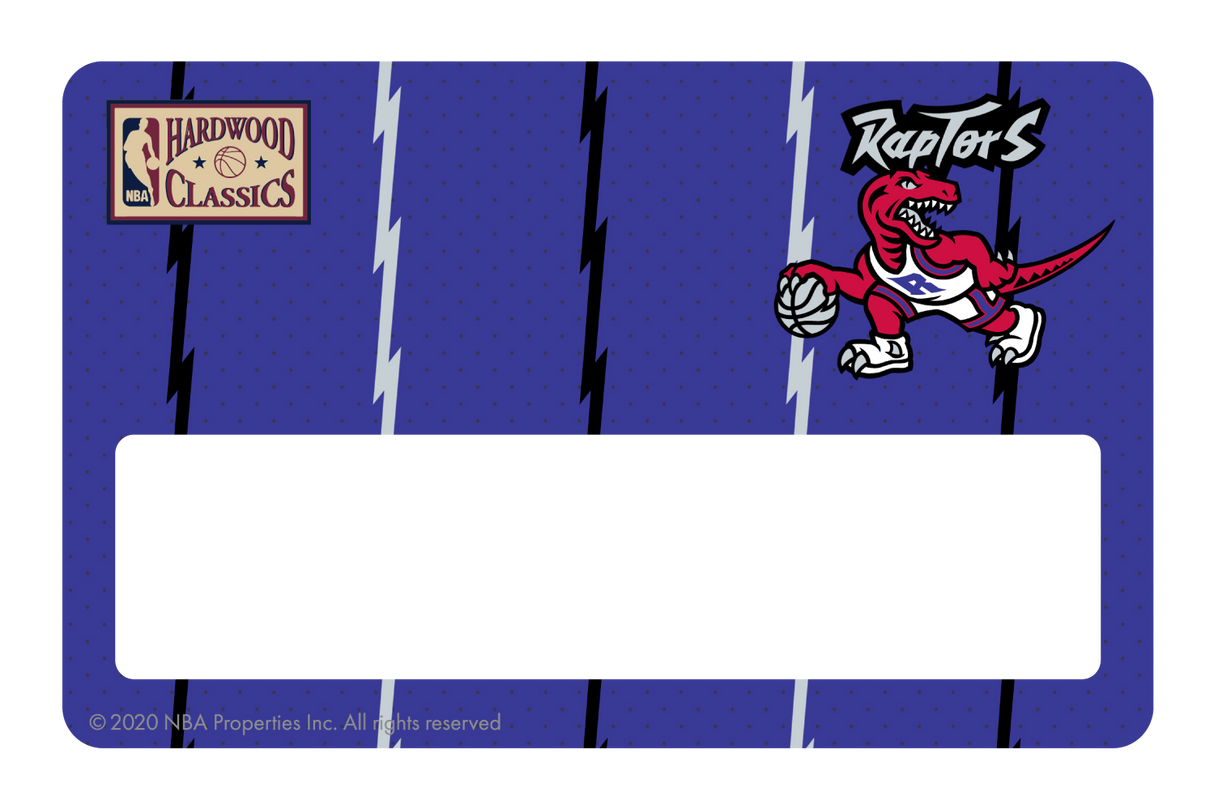 Toronto Raptors: Away Hardwood Classics - Card Covers - NBALAB - CUCU Covers