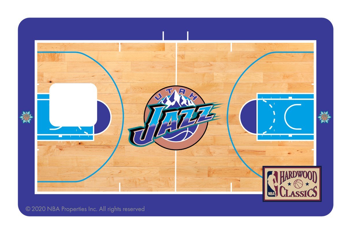 Utah Jazz: Retro Courtside Hardwood Classics - Card Covers - NBALAB - CUCU Covers