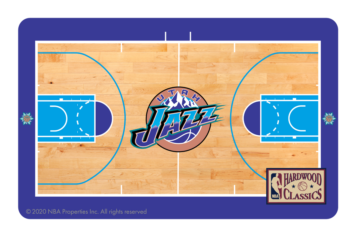 Utah Jazz: Retro Courtside Hardwood Classics - Card Covers - NBALAB - CUCU Covers