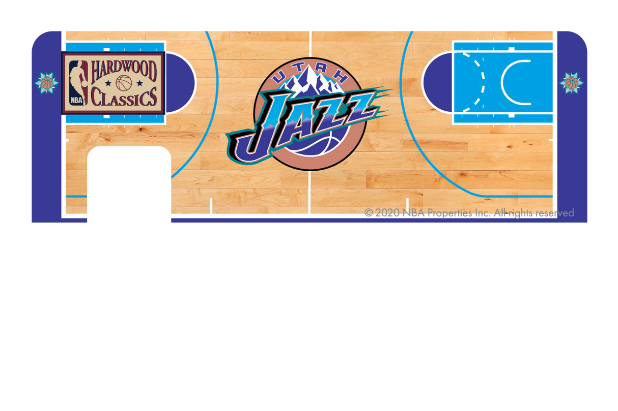 Utah Jazz: Retro Courtside Hardwood Classics - Card Covers - NBALAB - CUCU Covers