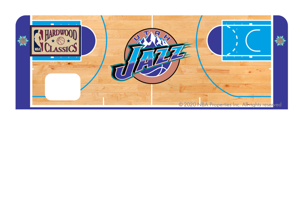 Utah Jazz: Retro Courtside Hardwood Classics - Card Covers - NBALAB - CUCU Covers