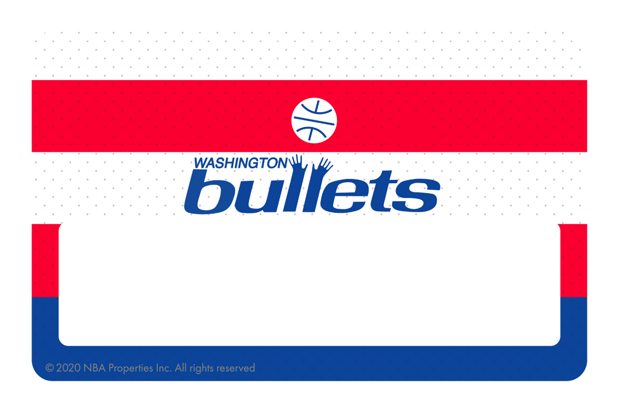 Washington Wizards: Away Hardwood Classics - Card Covers - NBALAB - CUCU Covers