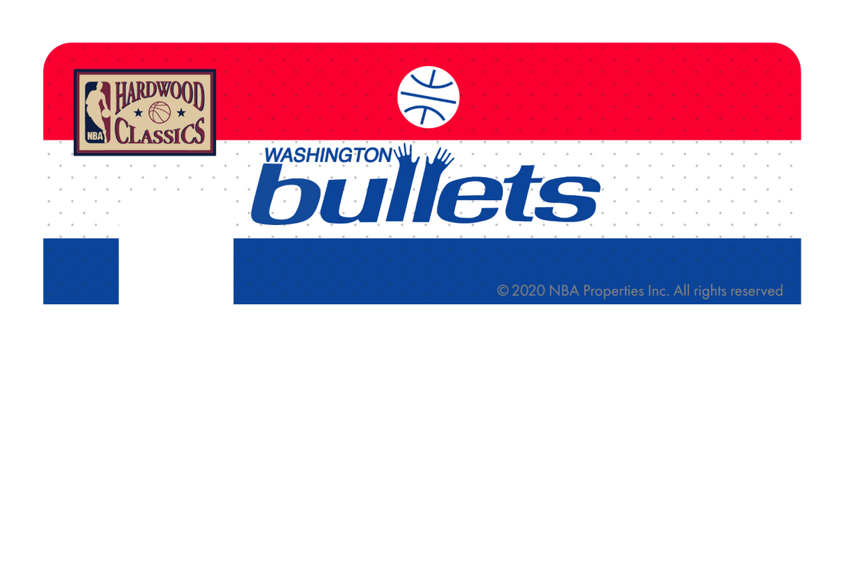 Washington Wizards: Away Hardwood Classics - Card Covers - NBALAB - CUCU Covers