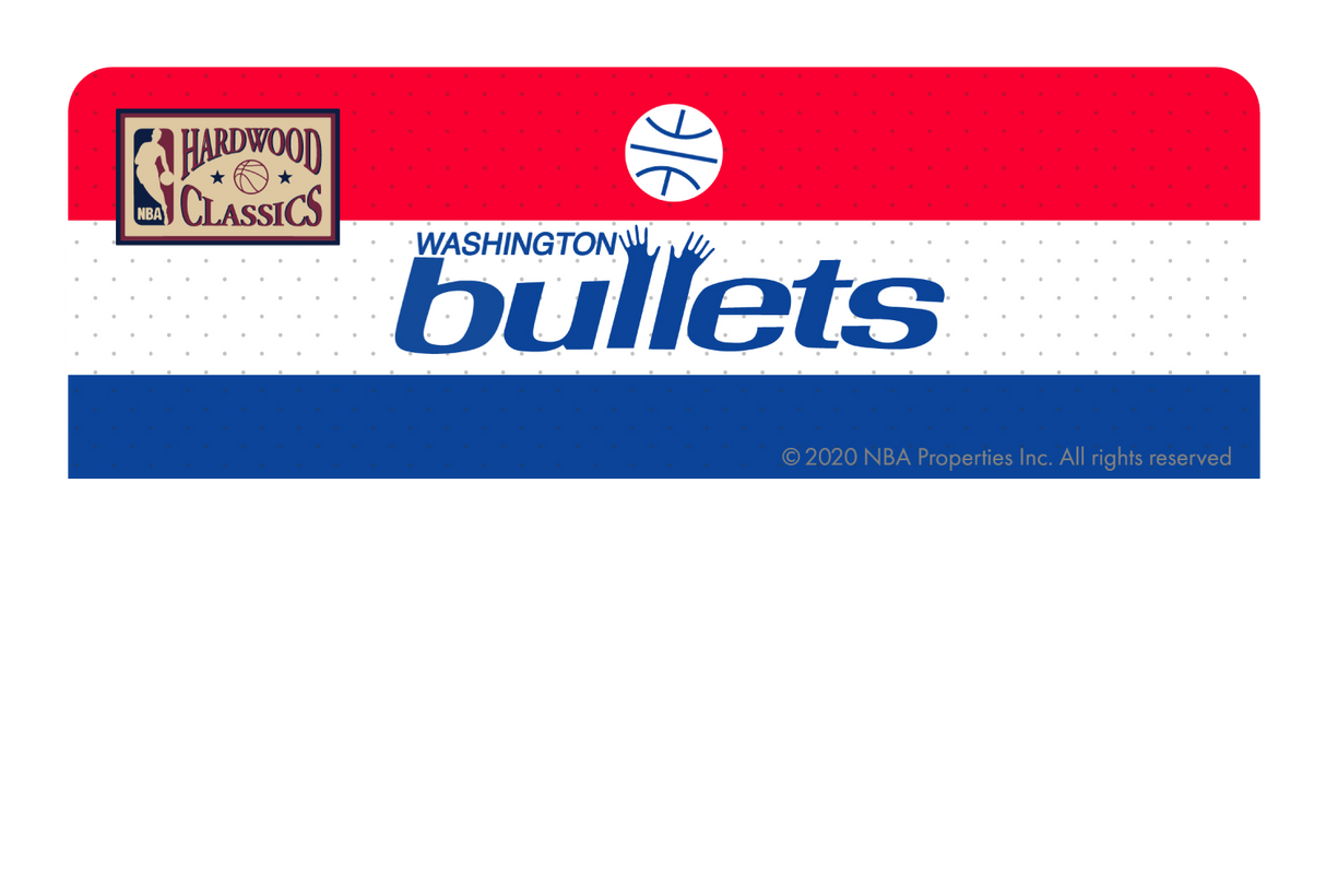 Washington Wizards: Away Hardwood Classics - Card Covers - NBALAB - CUCU Covers