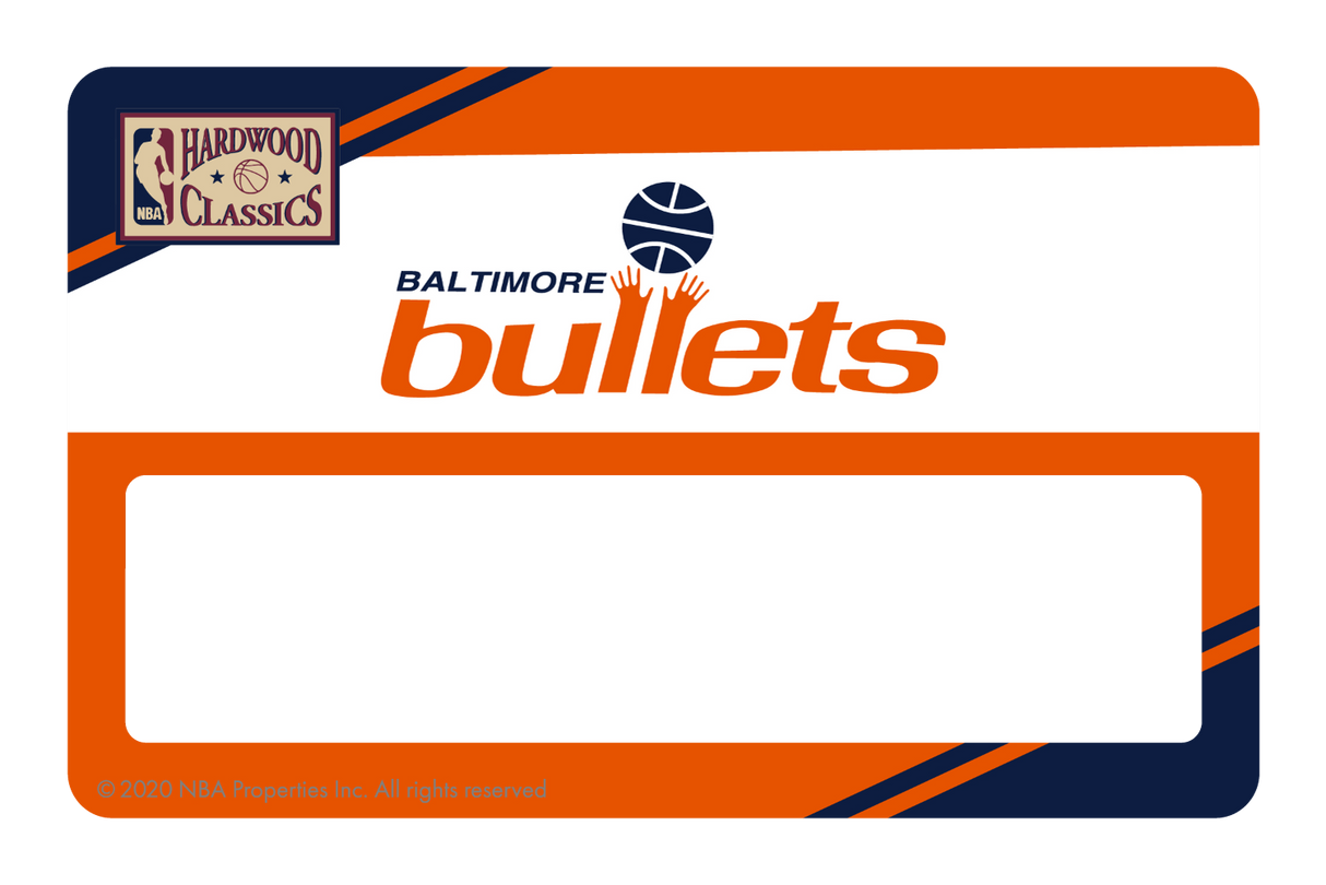 Washington Wizards: Throwback Hardwood Classics - Card Covers - NBALAB - CUCU Covers