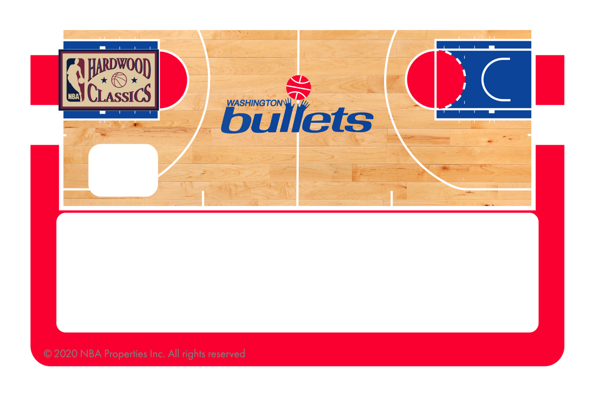 Washington Wizards: Retro Courtside Hardwood Classics - Card Covers - NBALAB - CUCU Covers