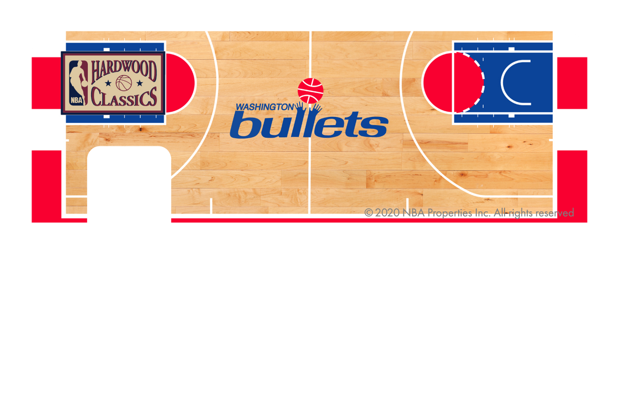 Washington Wizards: Retro Courtside Hardwood Classics - Card Covers - NBALAB - CUCU Covers