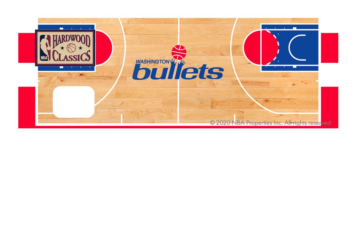 Washington Wizards: Retro Courtside Hardwood Classics - Card Covers - NBALAB - CUCU Covers