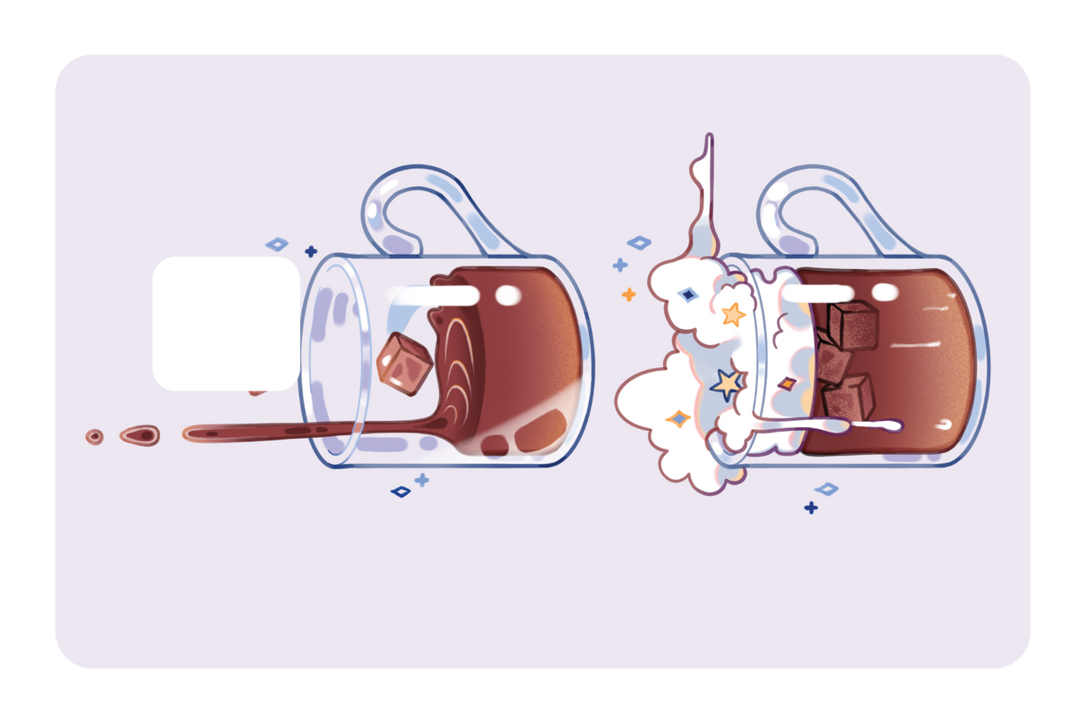 Iced Coffee - Card Covers - Teri Sky - CUCU Covers