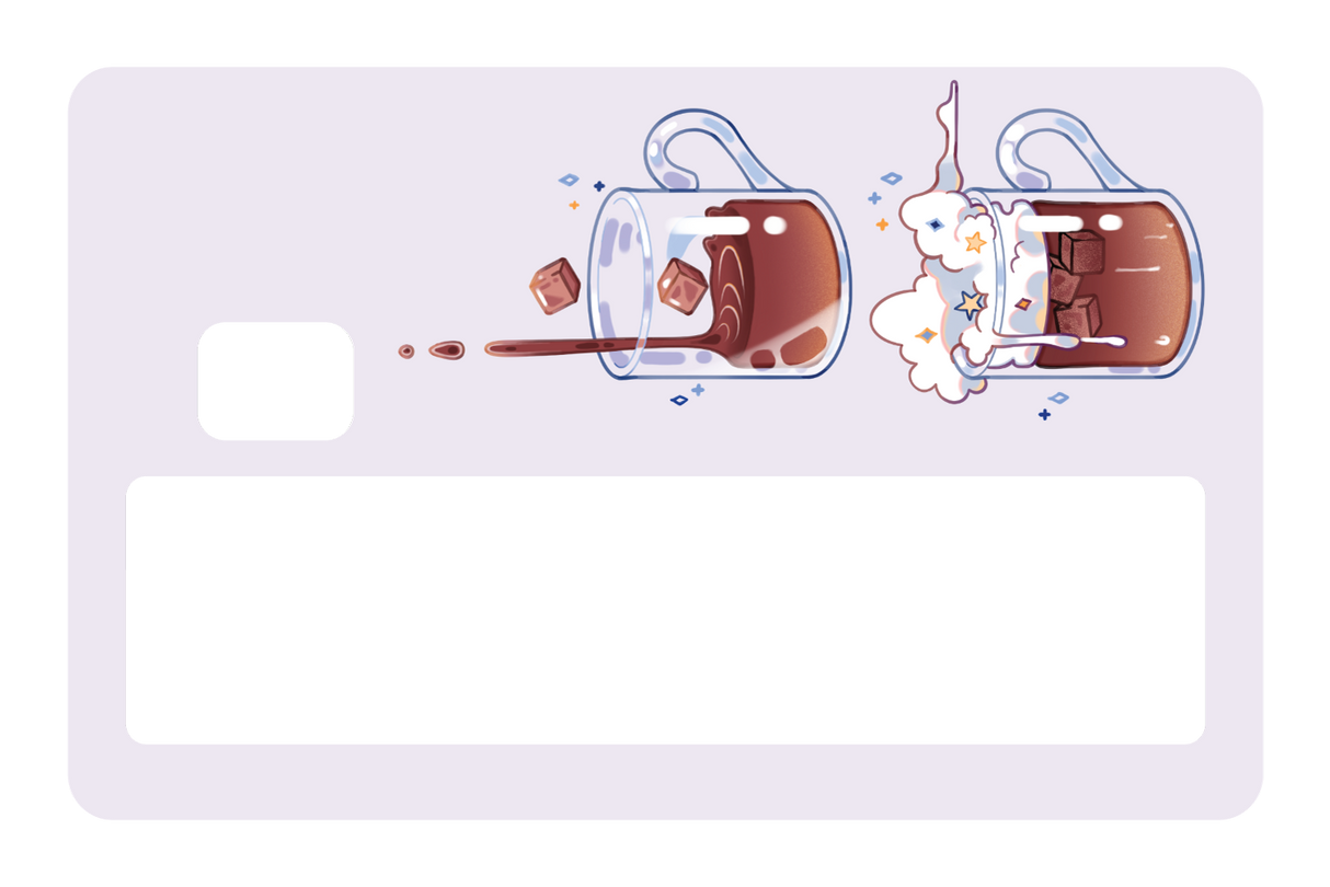 Iced Coffee - Card Covers - Teri Sky - CUCU Covers