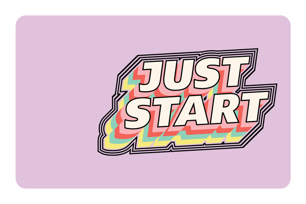 Just Start - Card Covers - Quotes By Christie - CUCU Covers
