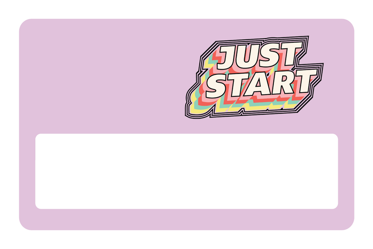 Just Start - Card Covers - Quotes By Christie - CUCU Covers