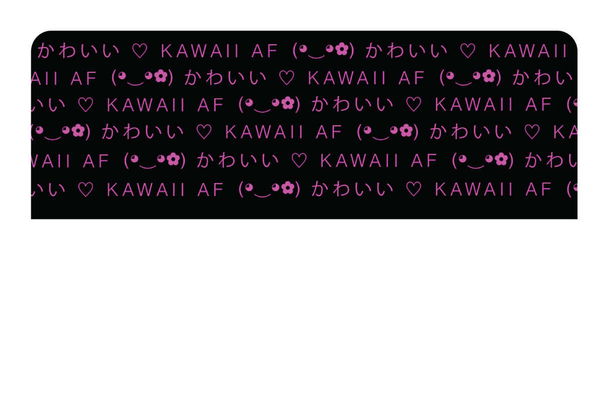 Kawaii AF wallpaper - Card Covers - Originals - CUCU Covers