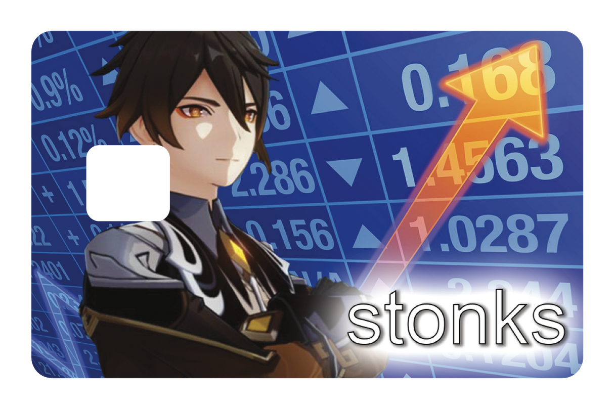 Zhongli Stonks - Card Covers - Originals - CUCU Covers