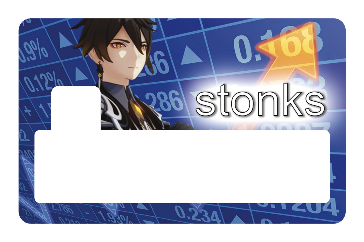 Zhongli Stonks - Card Covers - Originals - CUCU Covers