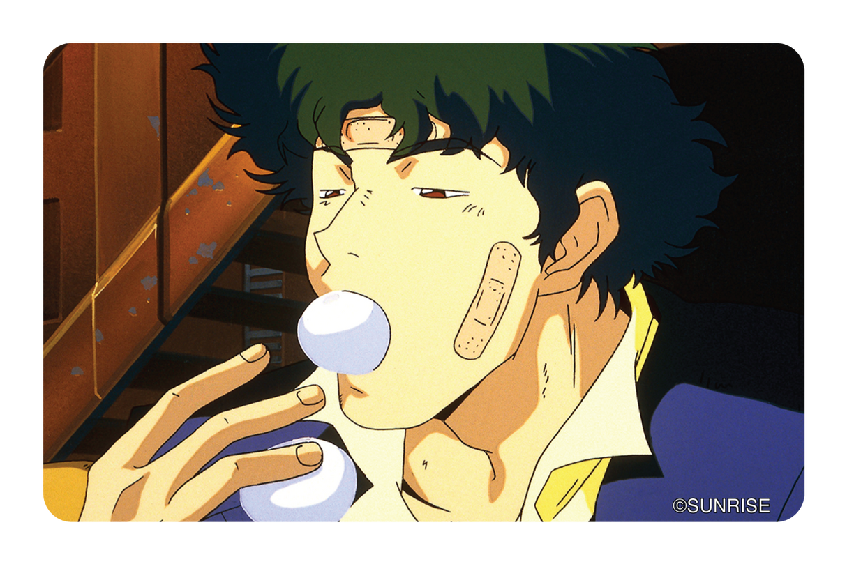 Spike eats eggs - Card Covers - Cowboy Bebop - CUCU Covers