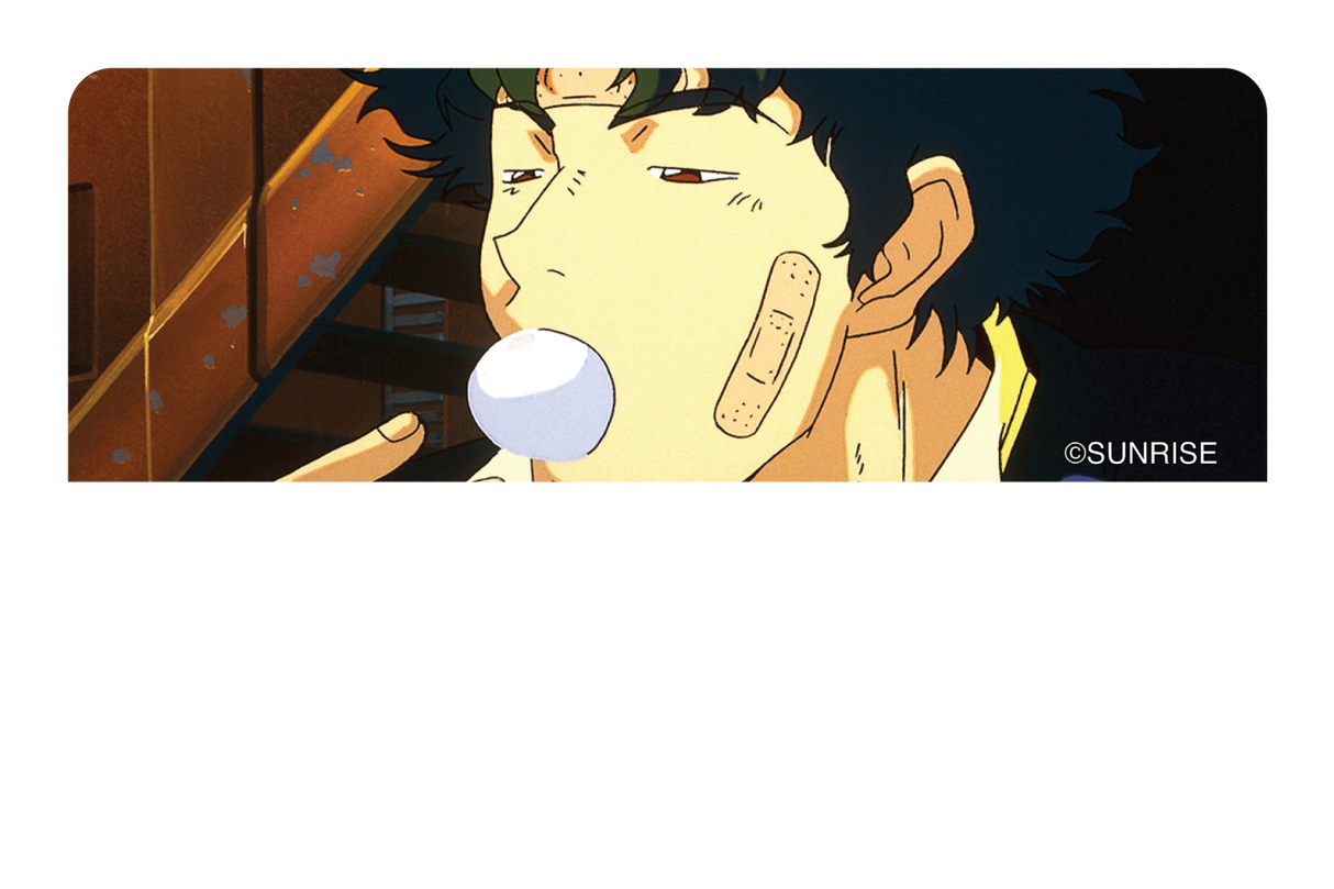 Spike eats eggs - Card Covers - Cowboy Bebop - CUCU Covers