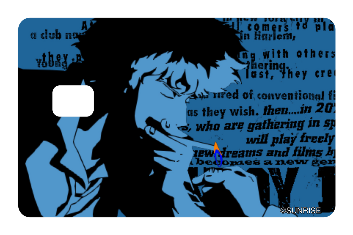 Spike in blue - Card Covers - Cowboy Bebop - CUCU Covers