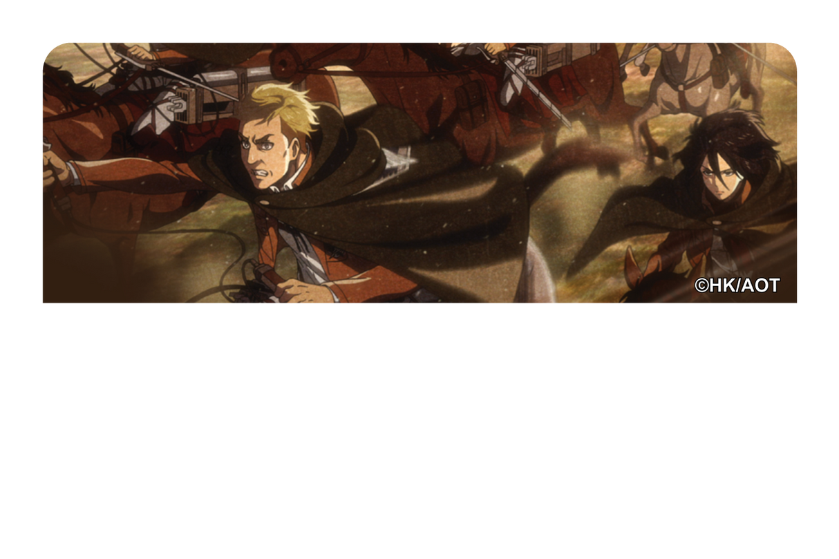 Charge - Card Covers - Attack on Titan - CUCU Covers