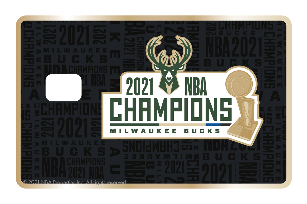 2021 NBA Champions: Milwaukee Bucks - Bucks in 6 - Card Covers - NBALAB - CUCU Covers
