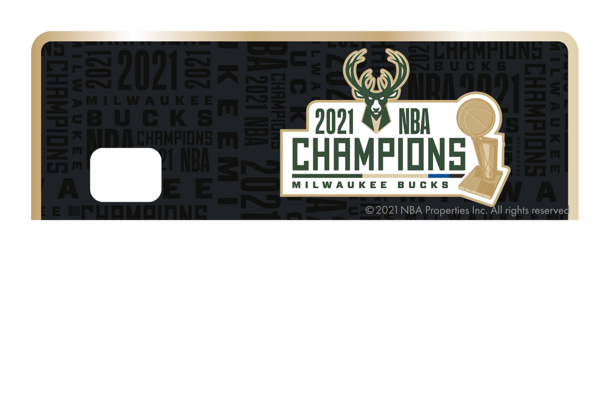 2021 NBA Champions: Milwaukee Bucks - Bucks in 6 - Card Covers - NBALAB - CUCU Covers