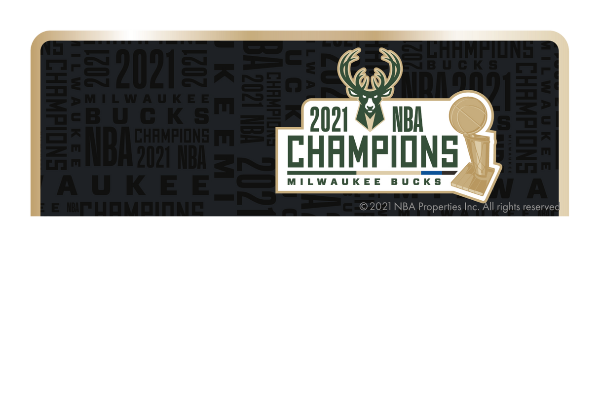 2021 NBA Champions: Milwaukee Bucks - Bucks in 6 - Card Covers - NBALAB - CUCU Covers
