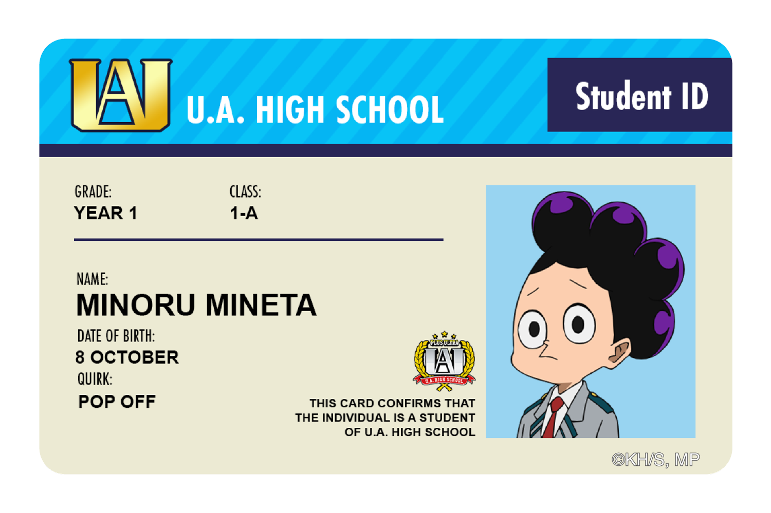 Student ID - Minoru Mineta – CUCU Covers