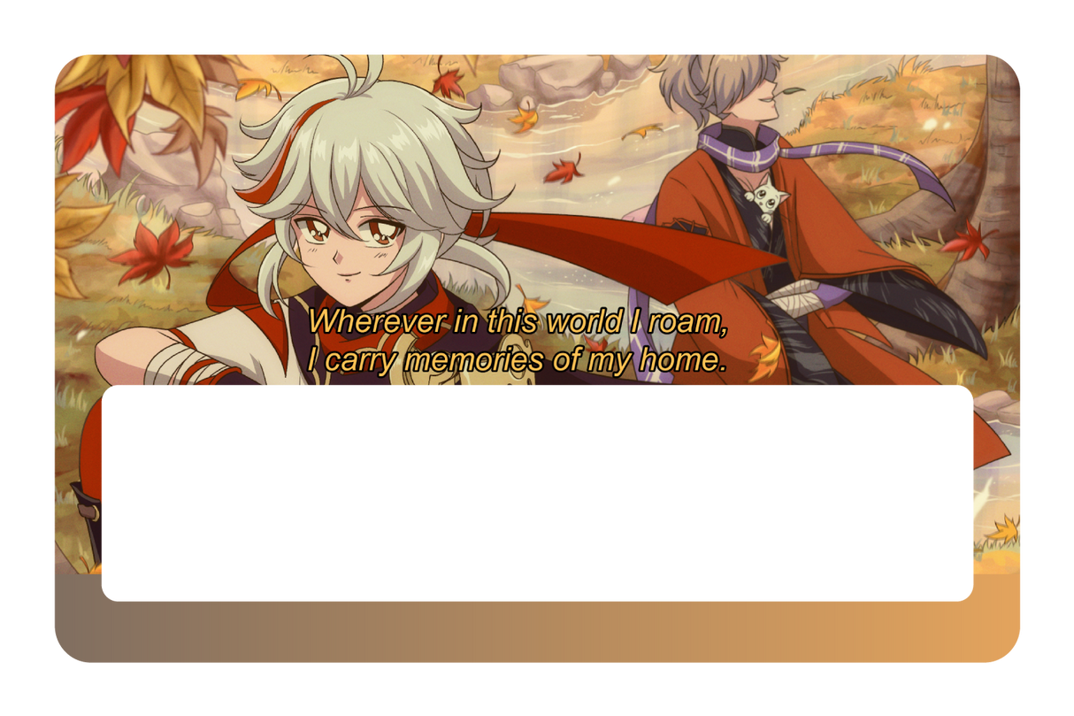 Kazuha - Carrying the memories of home