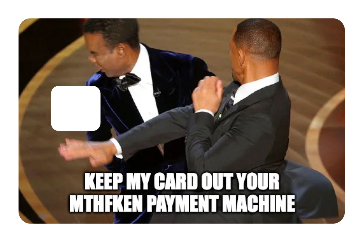 Keep my card out