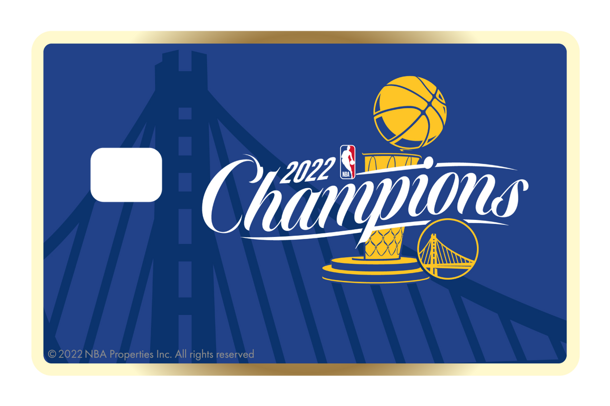 2022 NBA Champions: Golden State Warriors - Gold Ring