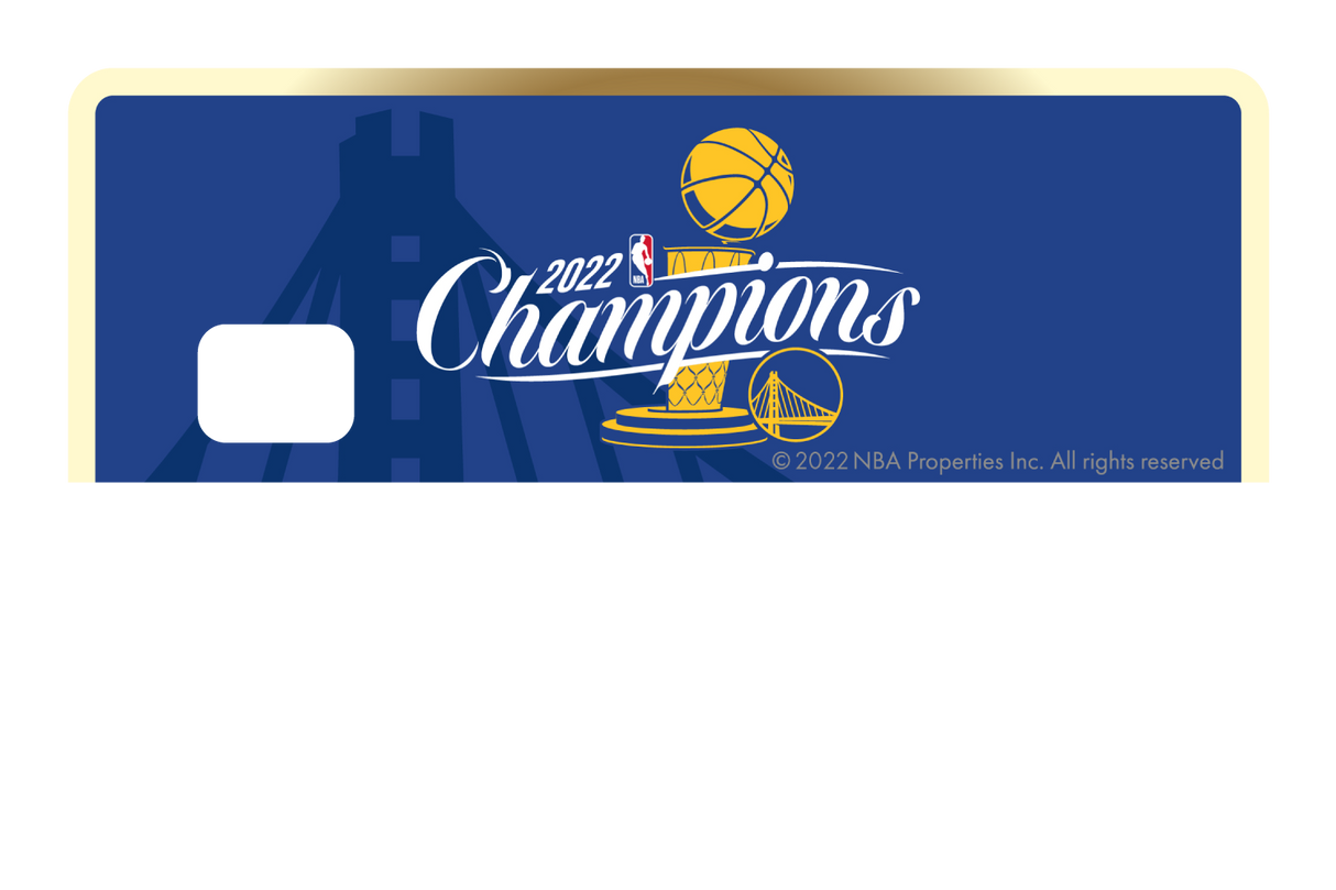 2022 NBA Champions: Golden State Warriors - Gold Ring