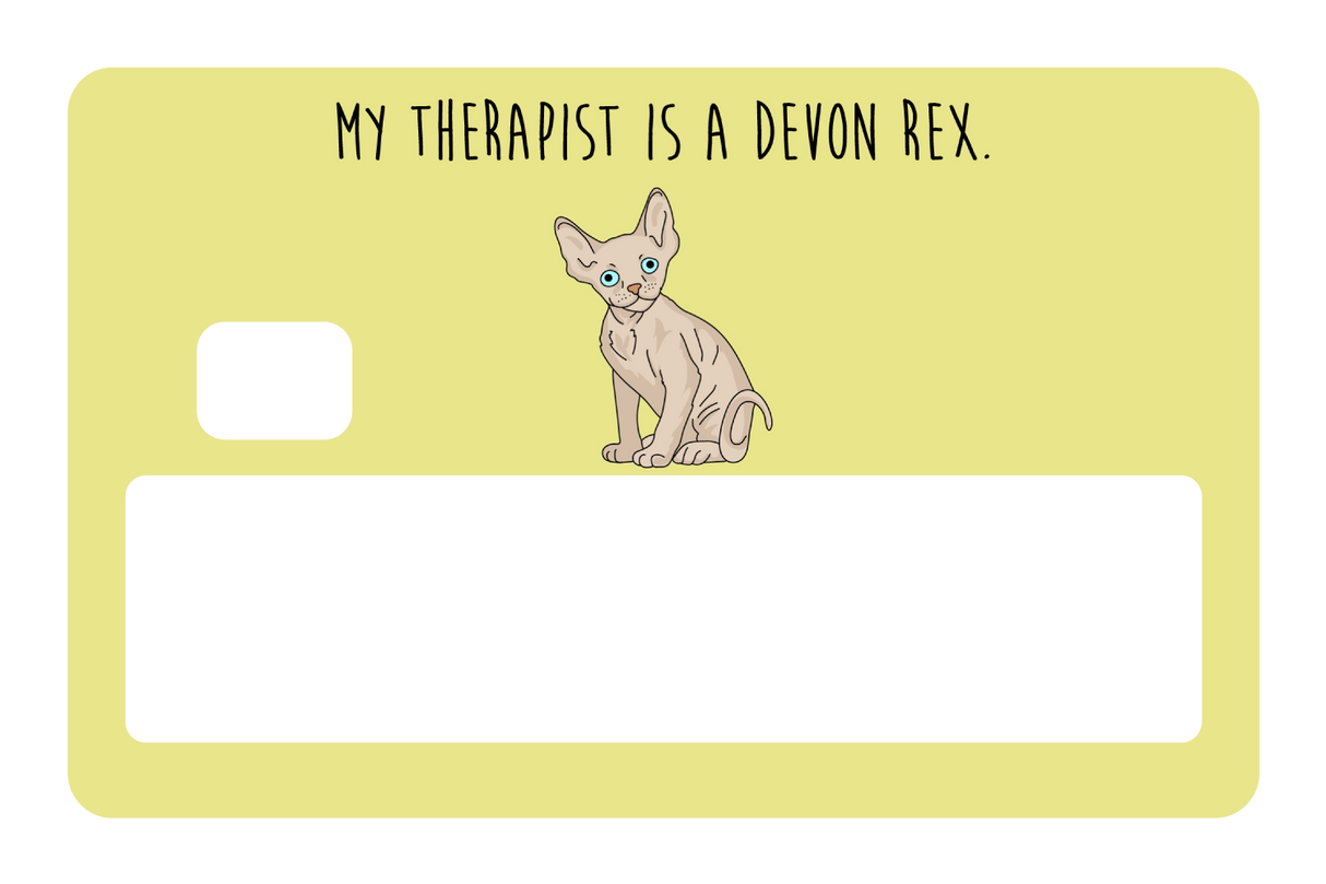 My therapist is a Devon Rex