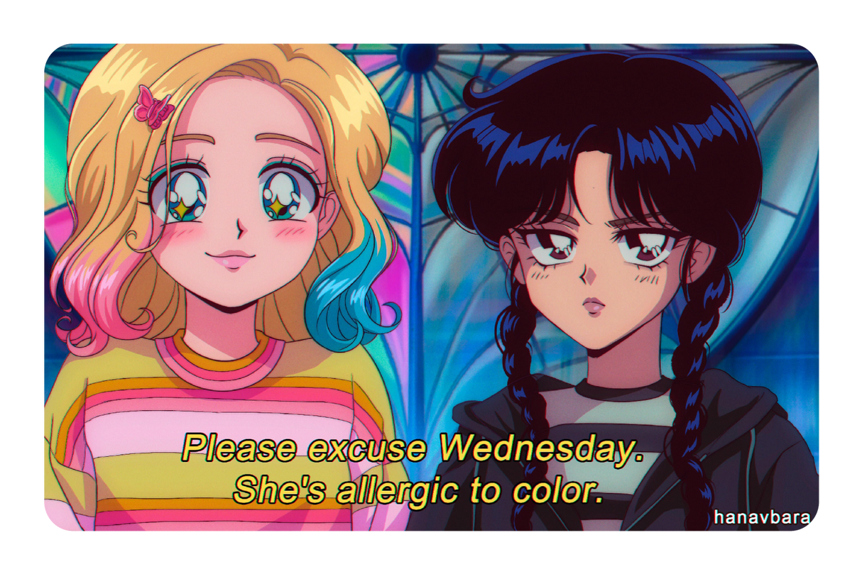 Wednesday and Enid