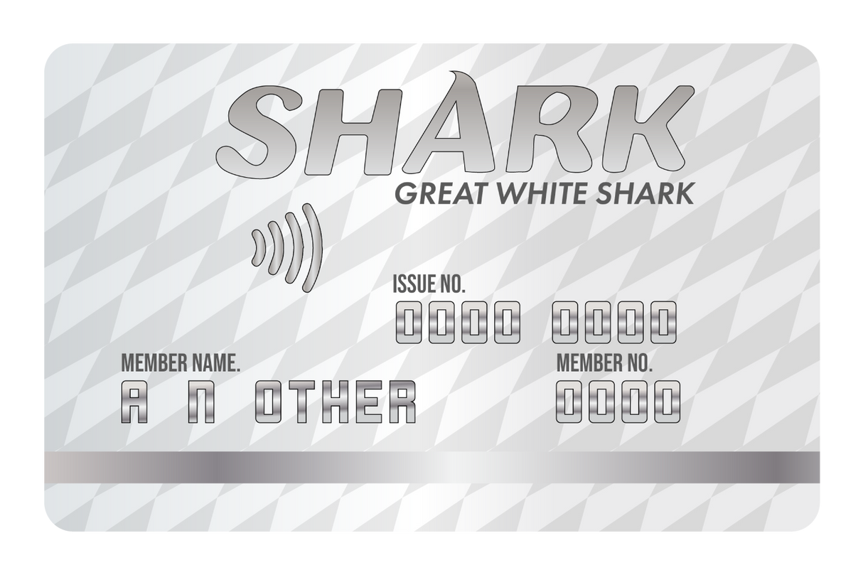 Great White Shark Card