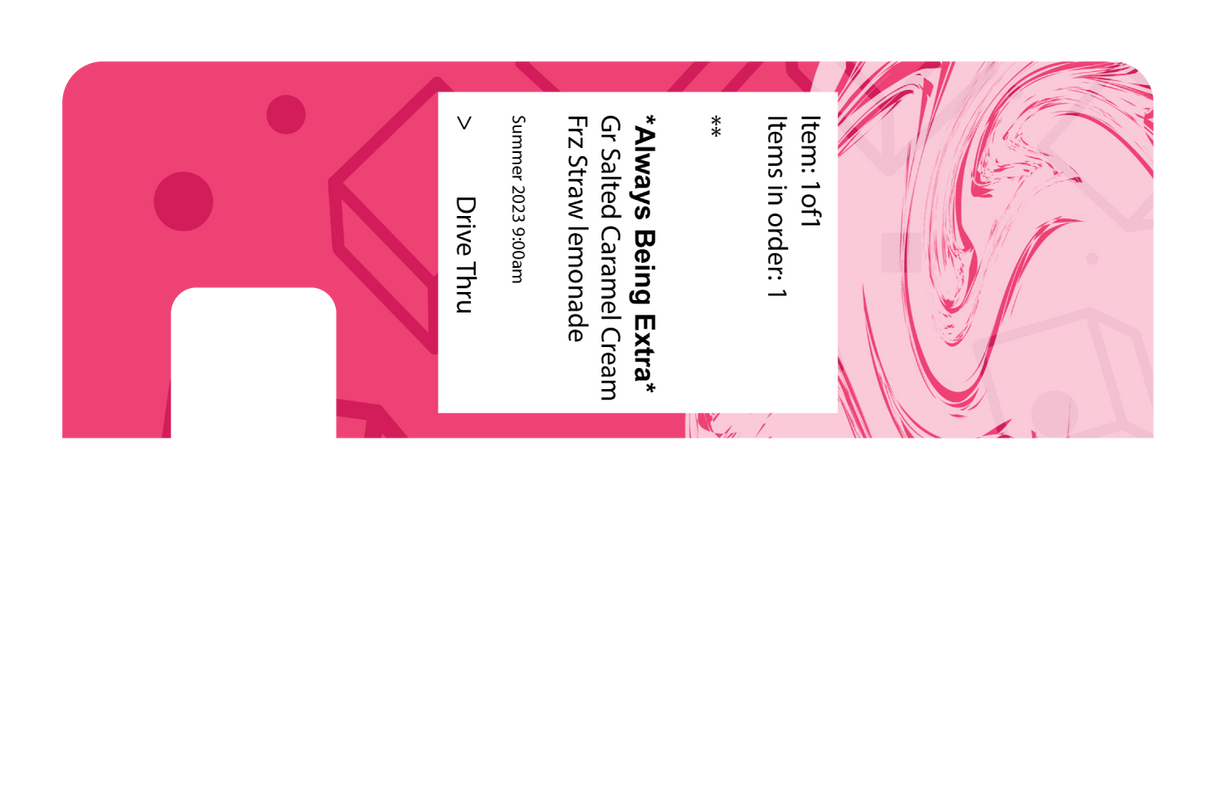 Salted Caramel Cream Strawberry Lemonade