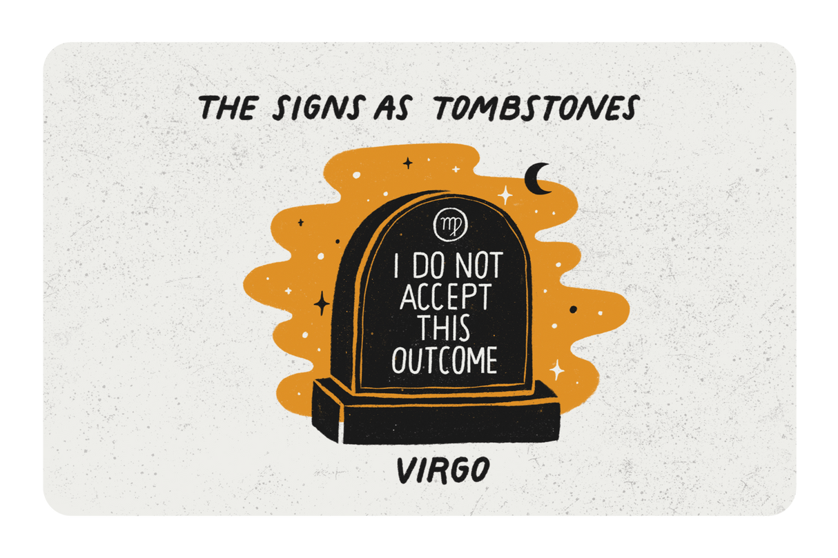 Virgo as a Tombstone