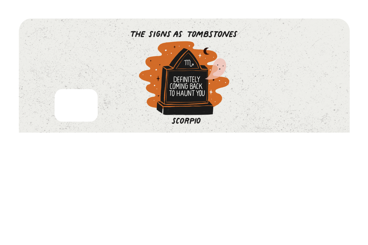 Scorpio as a Tombstone