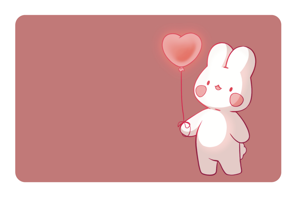 Heart Balloon Bunny