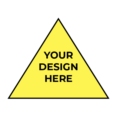 Custom Decal - Triangle (Large ~ 10" / 25cm)