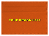 Create Your Own - Leather Wallet (Orange)